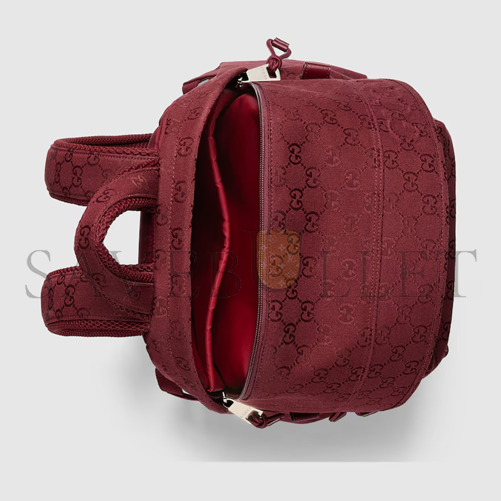 GUCCI MEDIUM BACKPACK WITH GUCCI LOGO 800265 FADST 8462 (40*37*23cm)